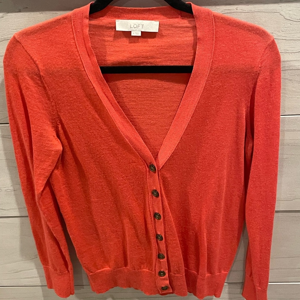 Loft light weight cardigan